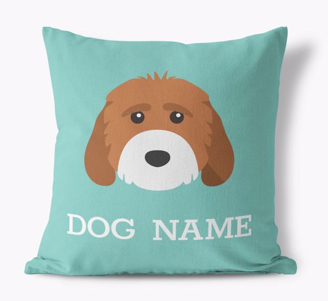 Personalised Icon Canvas Pillow
